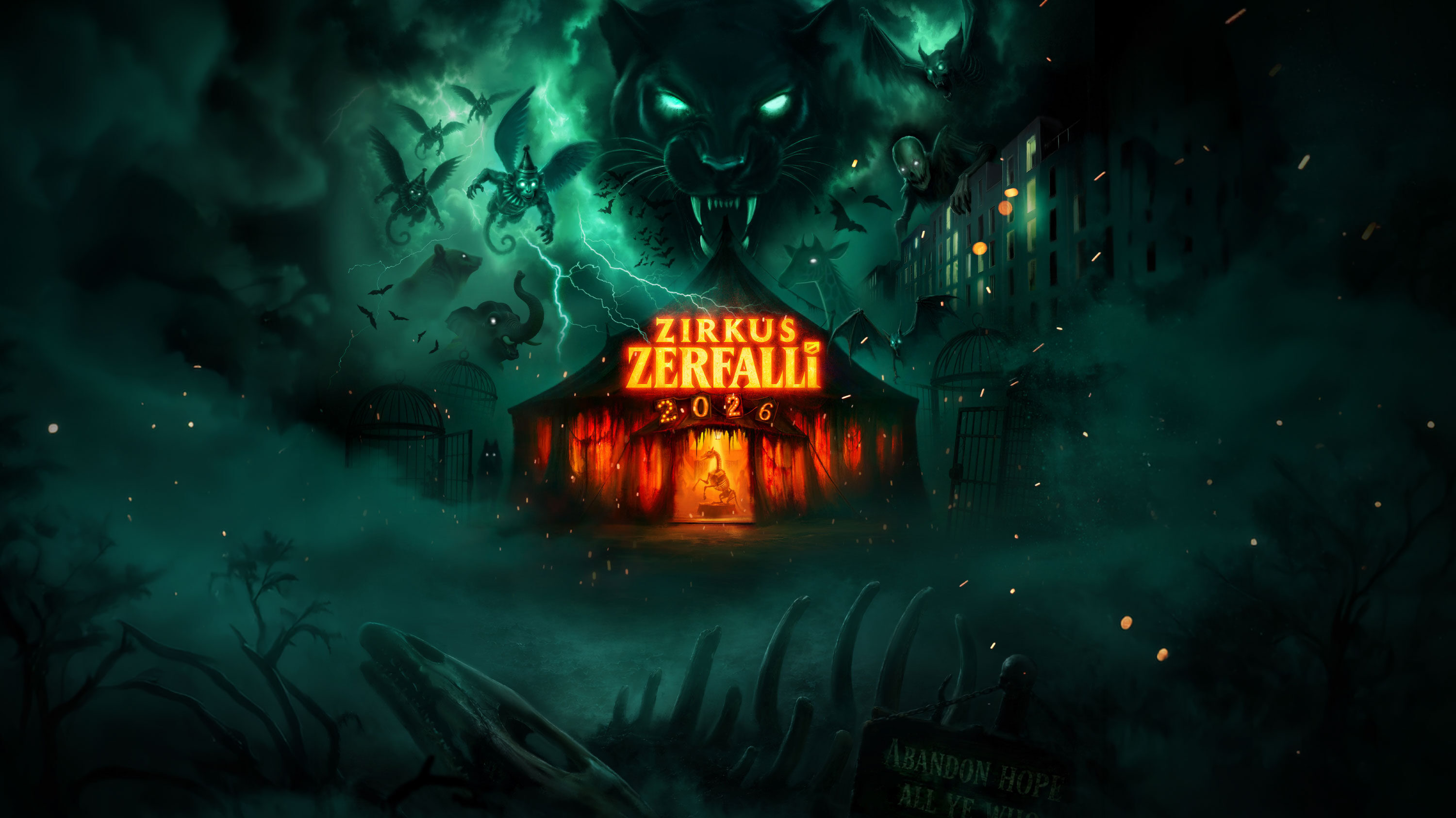 Zirkus Zerfalli – halle02, 31.10.2026